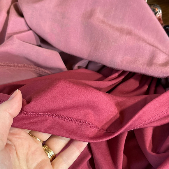 ZARA Trafaluc Pink Floral Velvet Midi Dress Women’s Small Side Slit Sleeveless - Picture 10 of 14